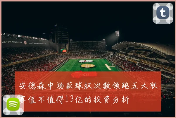 安德森中场获球权次数领跑五大联赛值不值得13亿的投资分析